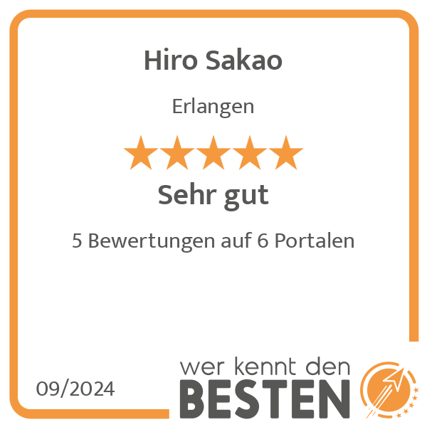 Hiro Sakao in Erlangen - Logo