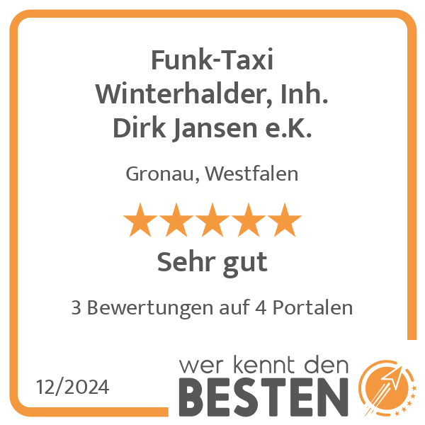 Funk-Taxi Winterhalder, Inh. Dirk Jansen e.K. in Gronau in Westfalen - Logo