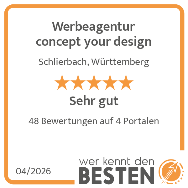 Werbeagentur concept your design - werkenntdenBEST …
