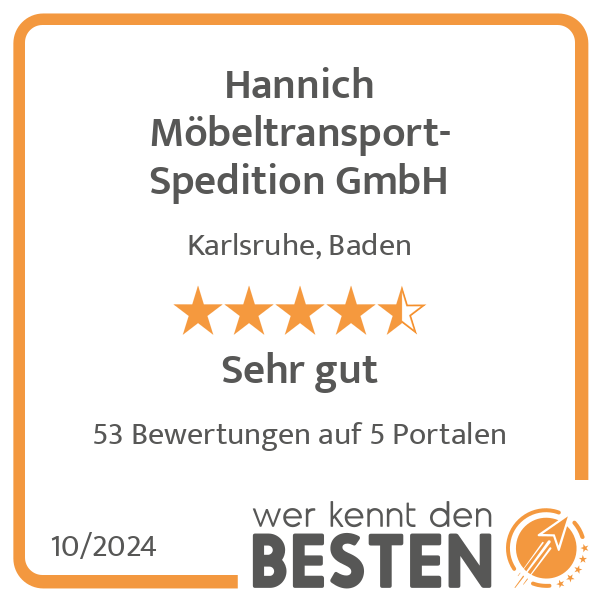 Hannich Möbeltransport-Spedition GmbH in Karlsruhe - Logo