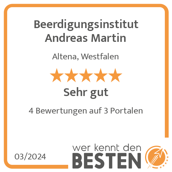 Beerdigungsinstitut Andreas Martin in Altena in Westfalen - Logo