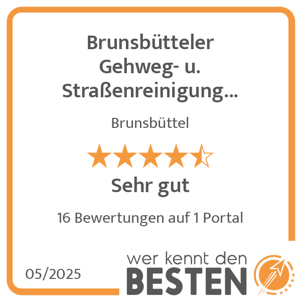 Brunsbütteler Gehweg- u. Straßenreinigung GmbH in Brunsbüttel - Logo