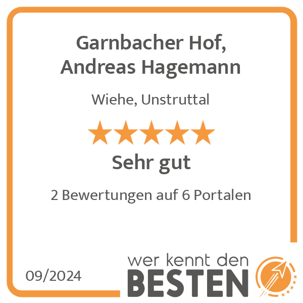 Garnbacher Hof, Andreas Hagemann in Roßleben Wiehe - Logo