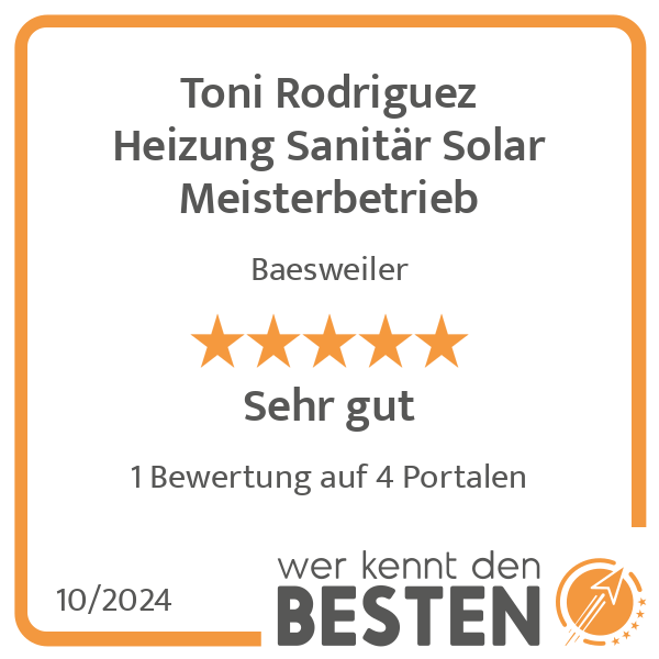 Toni Rodriguez Heizung Sanitär Solar Meisterbetrieb in Baesweiler - Logo