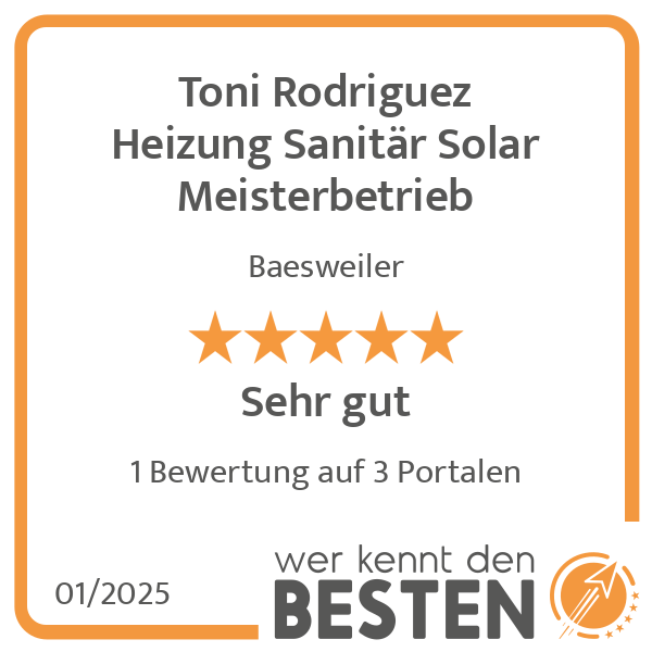 Toni Rodriguez Heizung Sanitär Solar Meisterbetrieb in Baesweiler - Logo