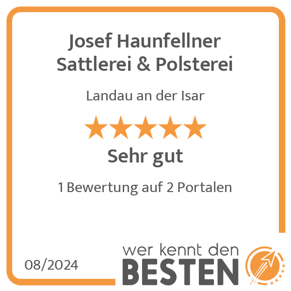 Josef Haunfellner Sattlerei & Polsterei in Landau an der Isar - Logo