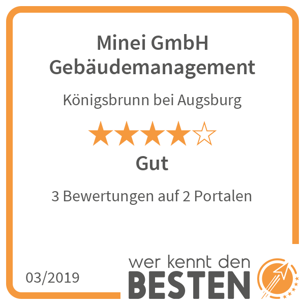 Minei GmbH Gebäudemanagement in Königsbrunn bei Augsburg - Logo