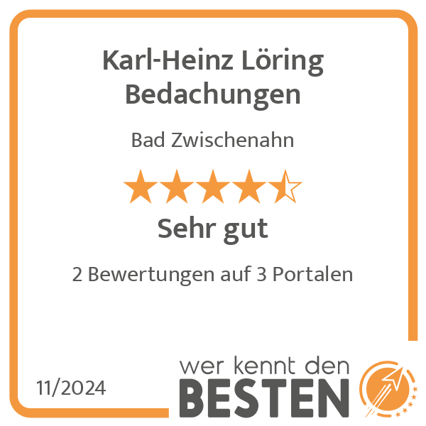 Karl-Heinz Löring Bedachungen in Bad Zwischenahn - Logo