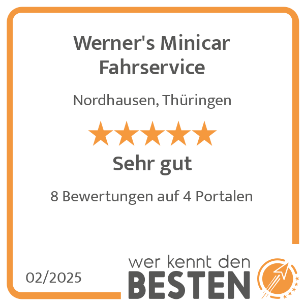 Werner's Minicar Fahrservice in Nordhausen in Thüringen - Logo