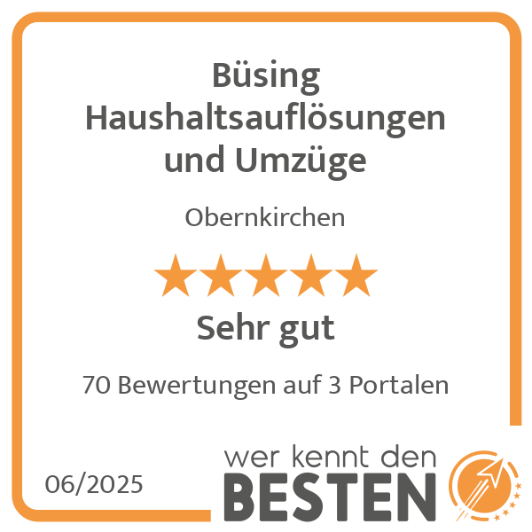 Büsing Haushaltsauflösungen und Umzüge in Obernkirchen - Logo Büsing Haushaltsauflösungen und Umzüge in Obernkirchen - Logo