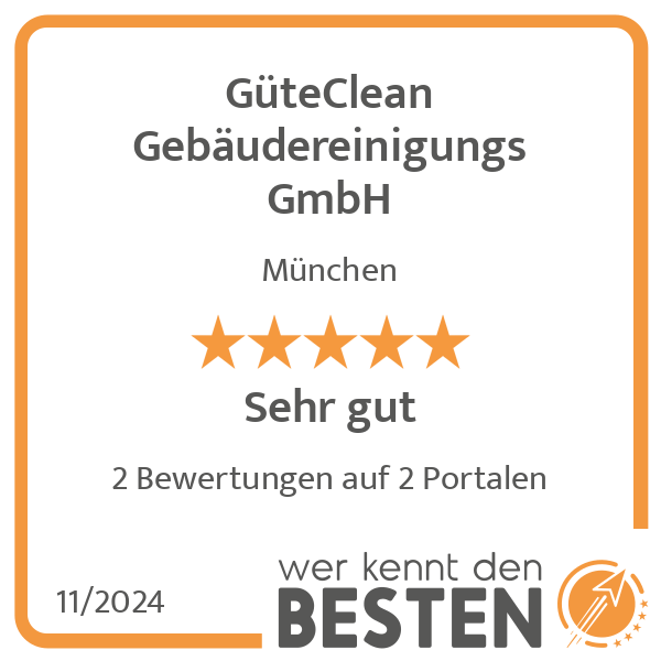 GüteClean Gebäudereinigungs GmbH in München - Logo