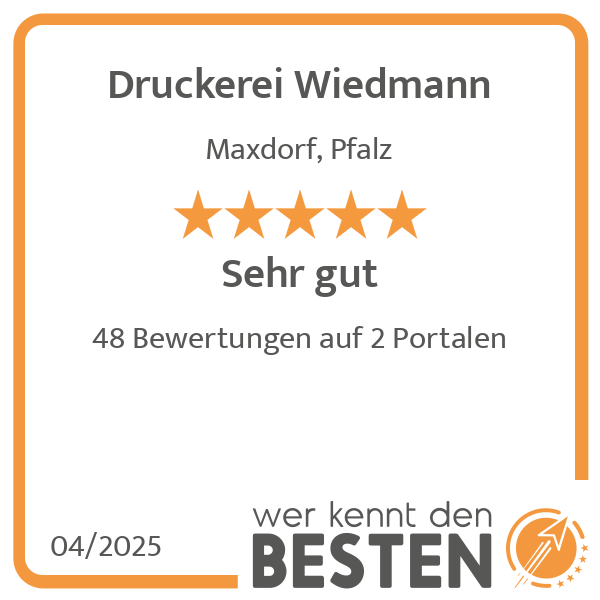 Druckerei Wiedmann in Maxdorf - Logo