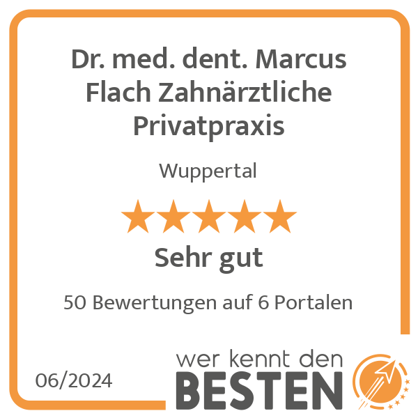 Dr. med. dent. Marcus Flach Zahnärztliche Privatpraxis in Wuppertal - Logo