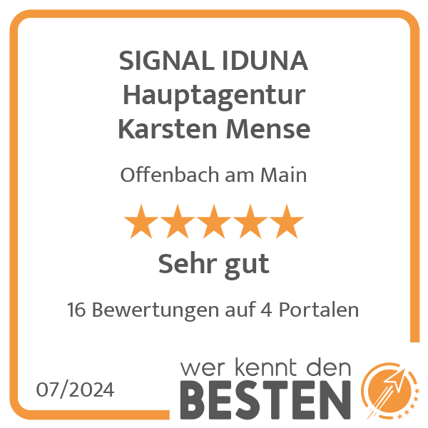 SIGNAL IDUNA Hauptagentur Karsten Mense in Offenbach am Main - Logo