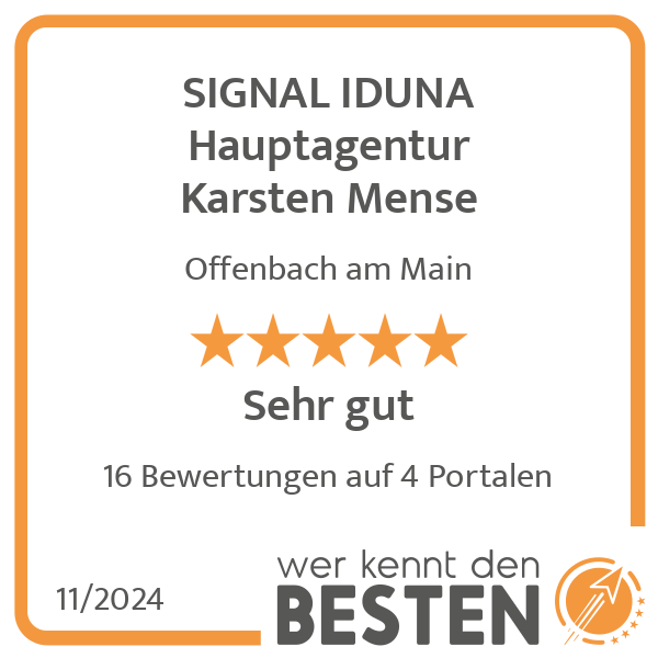 SIGNAL IDUNA Hauptagentur Karsten Mense in Offenbach am Main - Logo