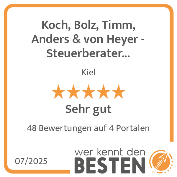 Koch, Bolz, Timm, Anders & von Heyer - Steuerberater Partnerschaftsgesellschaft mbB in Kiel - Logo