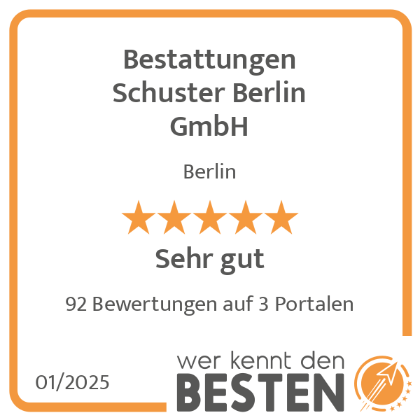 Bestattungen Schuster Berlin GmbH in Berlin - Logo