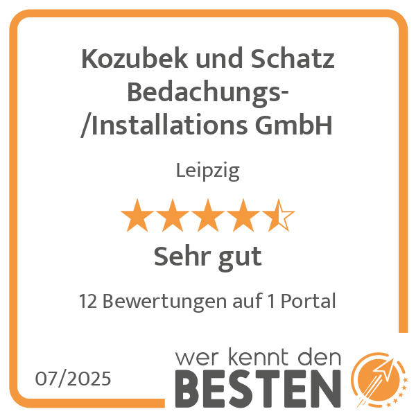 Kozubek und Schatz Bedachungs-/Installations GmbH in Leipzig - Logo