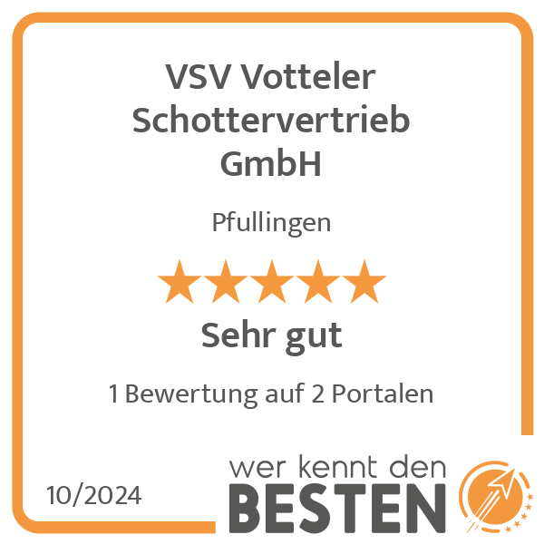 VSV Votteler Schottervertrieb GmbH in Pfullingen - Logo