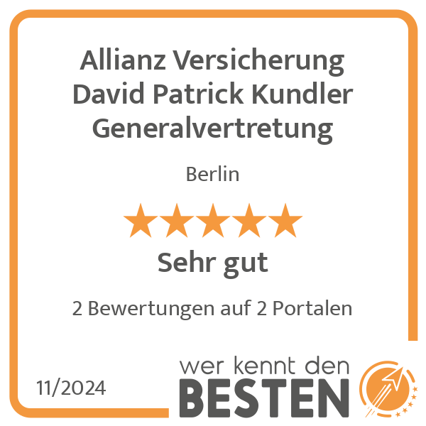 Allianz Versicherung David Patrick Kundler Generalvertretung in Berlin - Logo