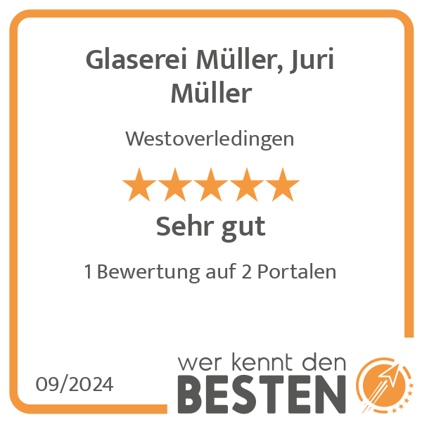 Glaserei Müller, Juri Müller in Westoverledingen - Logo