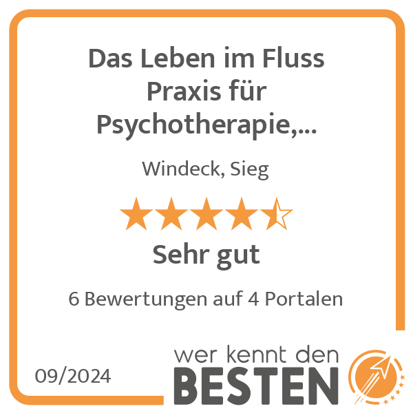 Das Leben im Fluss Praxis für Psychotherapie, Verhaltenstherpie, Hypnose und MET in Windeck an der Sieg - Logo