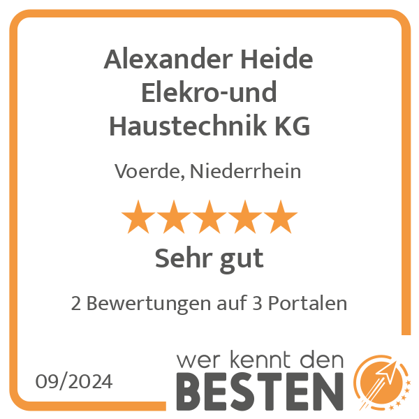 Alexander Heide Elekro-und Haustechnik KG in Voerde am Niederrhein - Logo