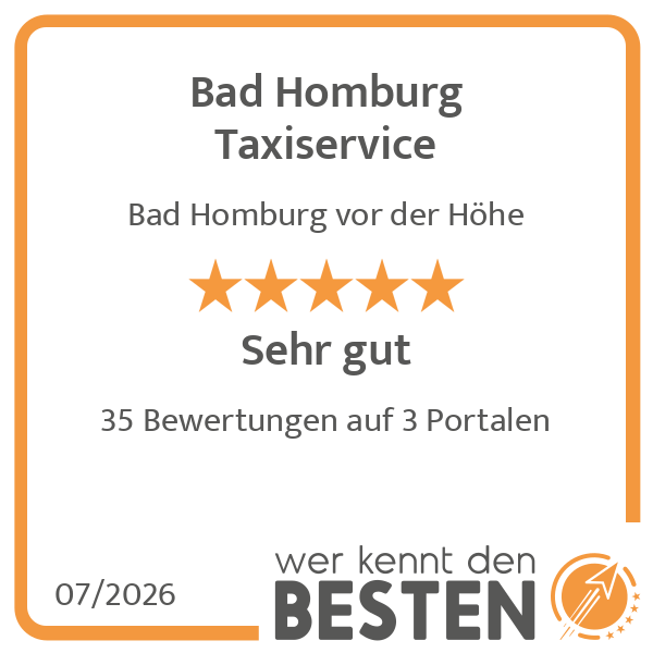 Bad Homburg Taxiservice - werkenntdenBESTEN.de Qua …