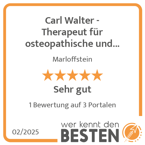 Carl Walter - Therapeut für osteopathische und physiotherapeutische Behandlungen in Marloffstein - Logo