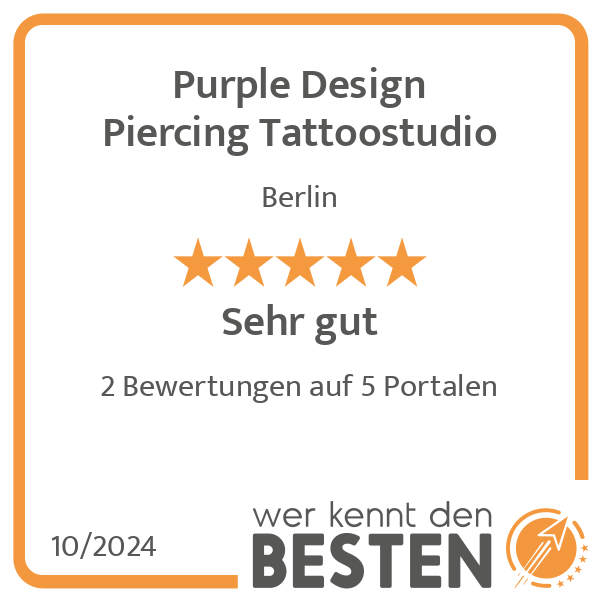 Purple Design Piercing Tattoostudio in Berlin - Logo