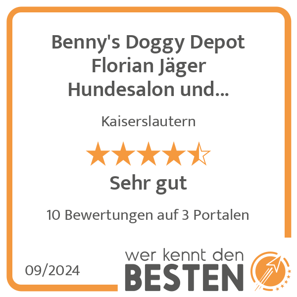 Benny's Doggy Depot Florian Jäger Hundesalon und Groomer Schule in Kaiserslautern - Logo