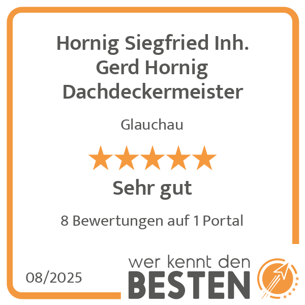 Hornig Siegfried Inh. Gerd Hornig Dachdeckermeister in Glauchau - Logo