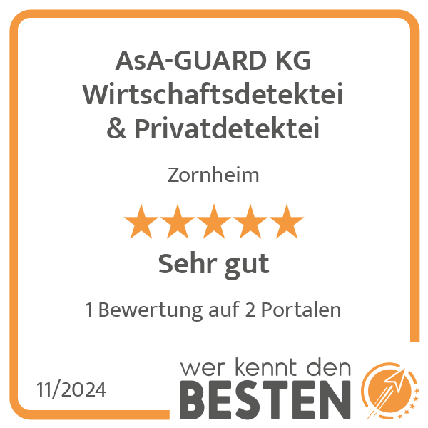 AsA-GUARD KG Wirtschaftsdetektei & Privatdetektei in Zornheim - Logo