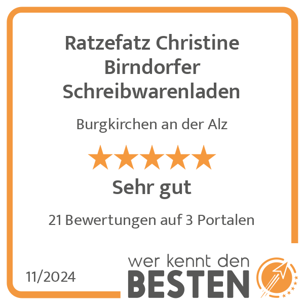 Ratzefatz Christine Birndorfer Schreibwarenladen in Burgkirchen an der Alz - Logo