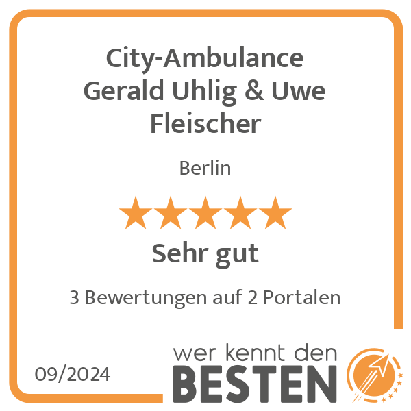 City-Ambulance Gerald Uhlig & Uwe Fleischer in Berlin - Logo