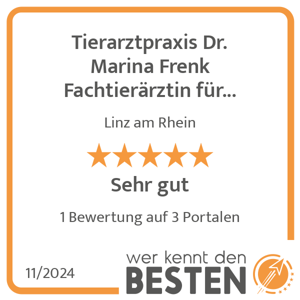 Tierarztpraxis Dr. Marina Frenk Fachtierärztin für Tierchirurgie in Linz am Rhein - Logo