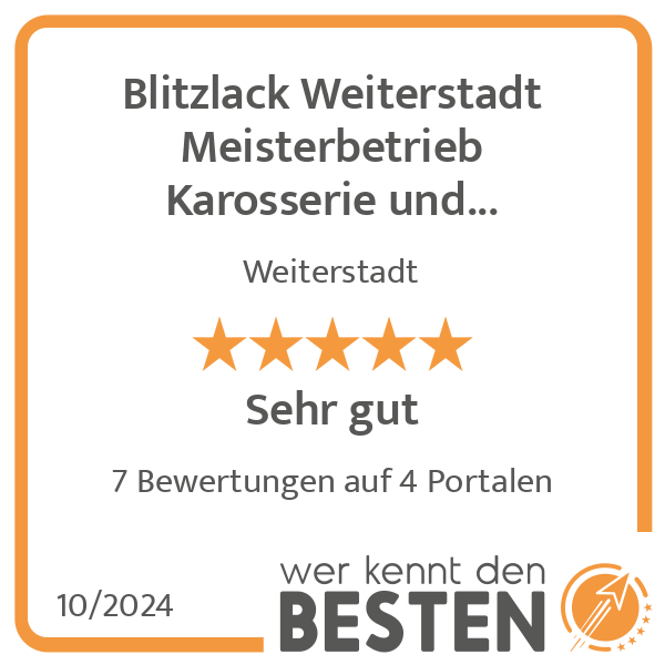 Blitzlack Weiterstadt Meisterbetrieb Karosserie und lackservice in Weiterstadt - Logo