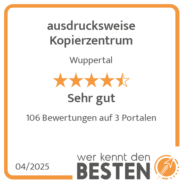 ausdrucksweise Kopierzentrum in Wuppertal - Logo