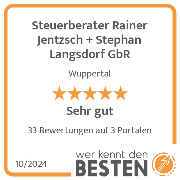 Steuerberater Rainer Jentzsch + Stephan Langsdorf GbR in Wuppertal - Logo