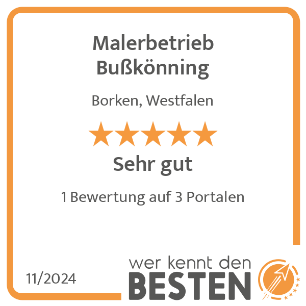 Malerbetrieb Bußkönning in Borken in Westfalen - Logo