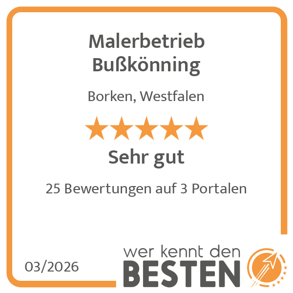 Malerbetrieb Bußkönning - werkenntdenBESTEN.de Qua …