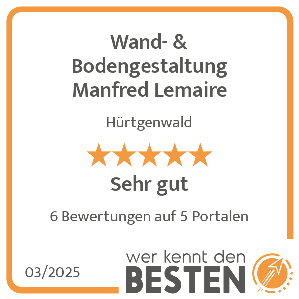 Wand- & Bodengestaltung Manfred Lemaire in Hürtgenwald - Logo