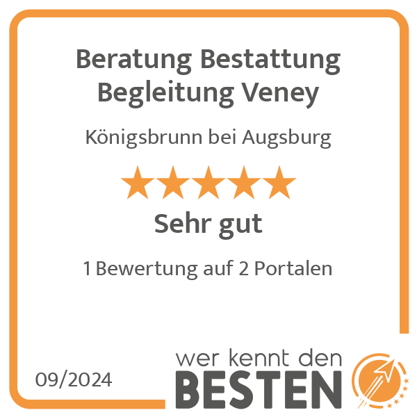 Beratung Bestattung Begleitung Veney in Königsbrunn bei Augsburg - Logo