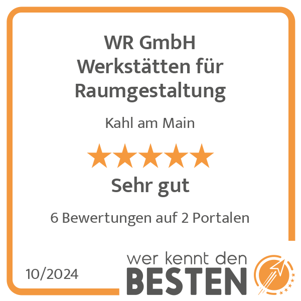 WR GmbH Werkstätten für Raumgestaltung in Kahl am Main - Logo