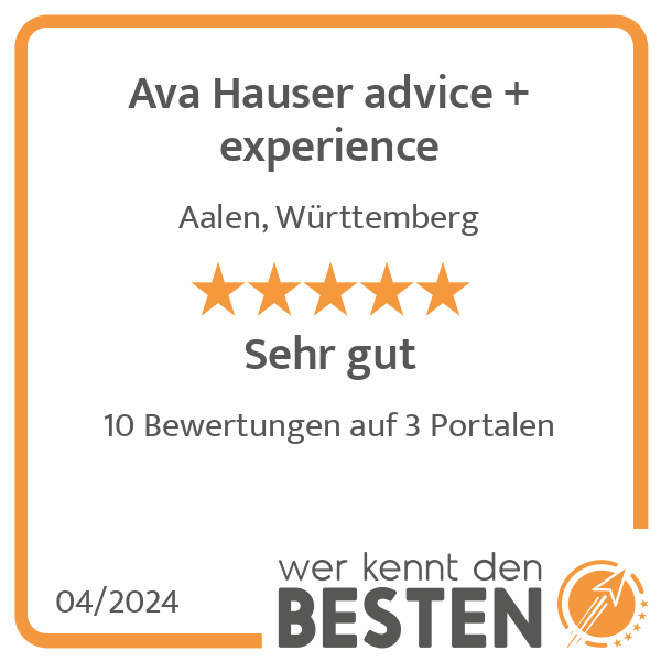 Ava Hauser advice + experience in Aalen - Logo