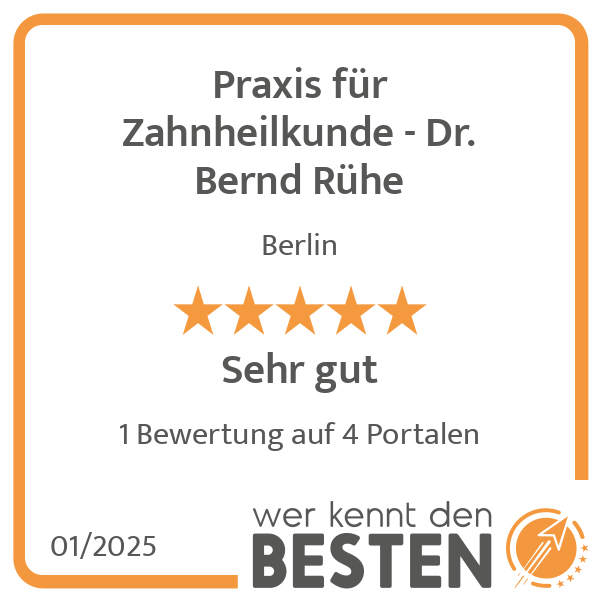 Praxis für Zahnheilkunde - Dr. Bernd Rühe in Berlin - Logo