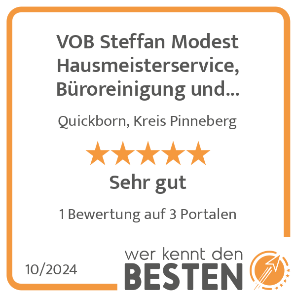 VOB Steffan Modest Hausmeisterservice, Büroreinigung und Gartenpflege in Quickborn Kreis Pinneberg - Logo