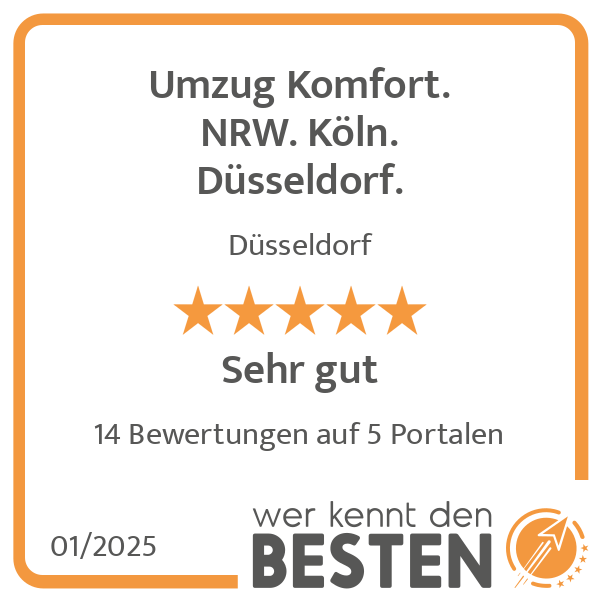 Umzug Komfort. NRW. Köln. Düsseldorf. in Düsseldorf - Logo