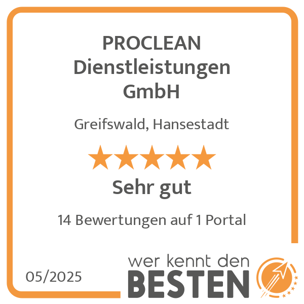 PROCLEAN Dienstleistungen GmbH in Greifswald - Logo