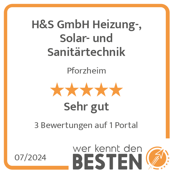 H&S GmbH Heizung-, Solar- und Sanitärtechnik in Pforzheim - Logo